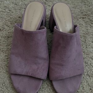 Charles & Keith Purple Women's Shoes